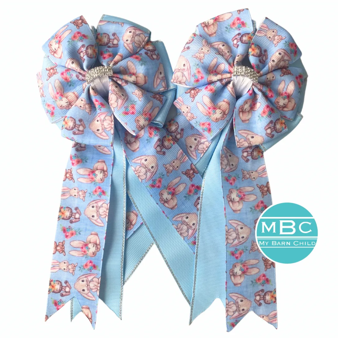 * Show Bows: Bunnies ~ Blue