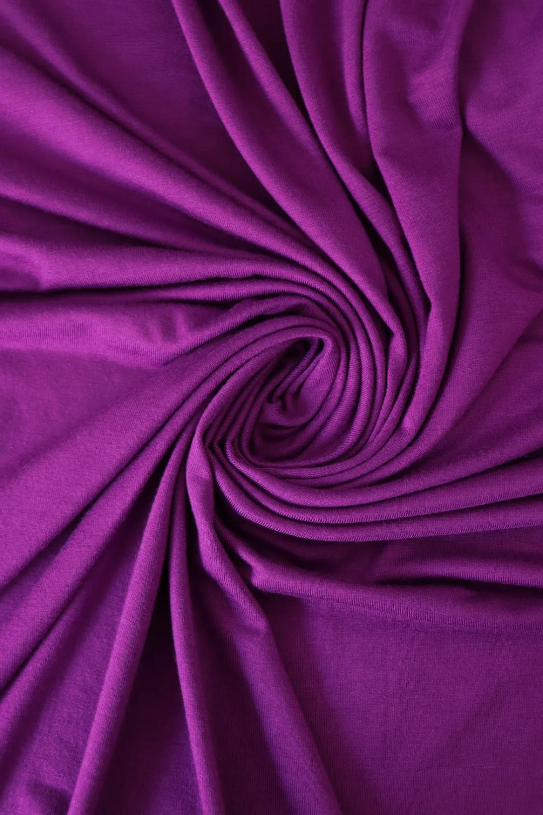 2YD 25IN REMNANT; Violet Our Favorite Rayon Spandex Jersey