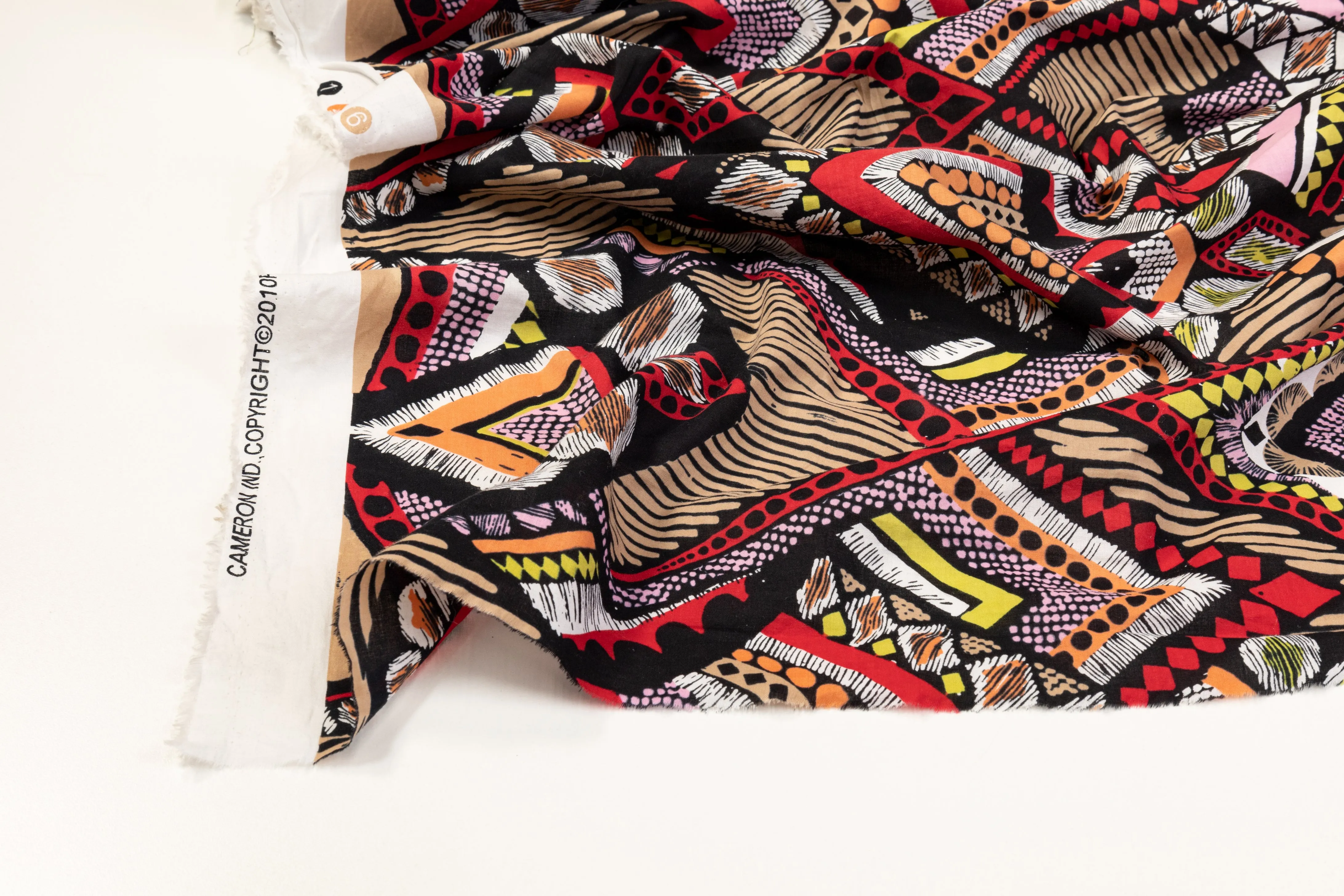 Abstract Printed Cotton - Multicolor