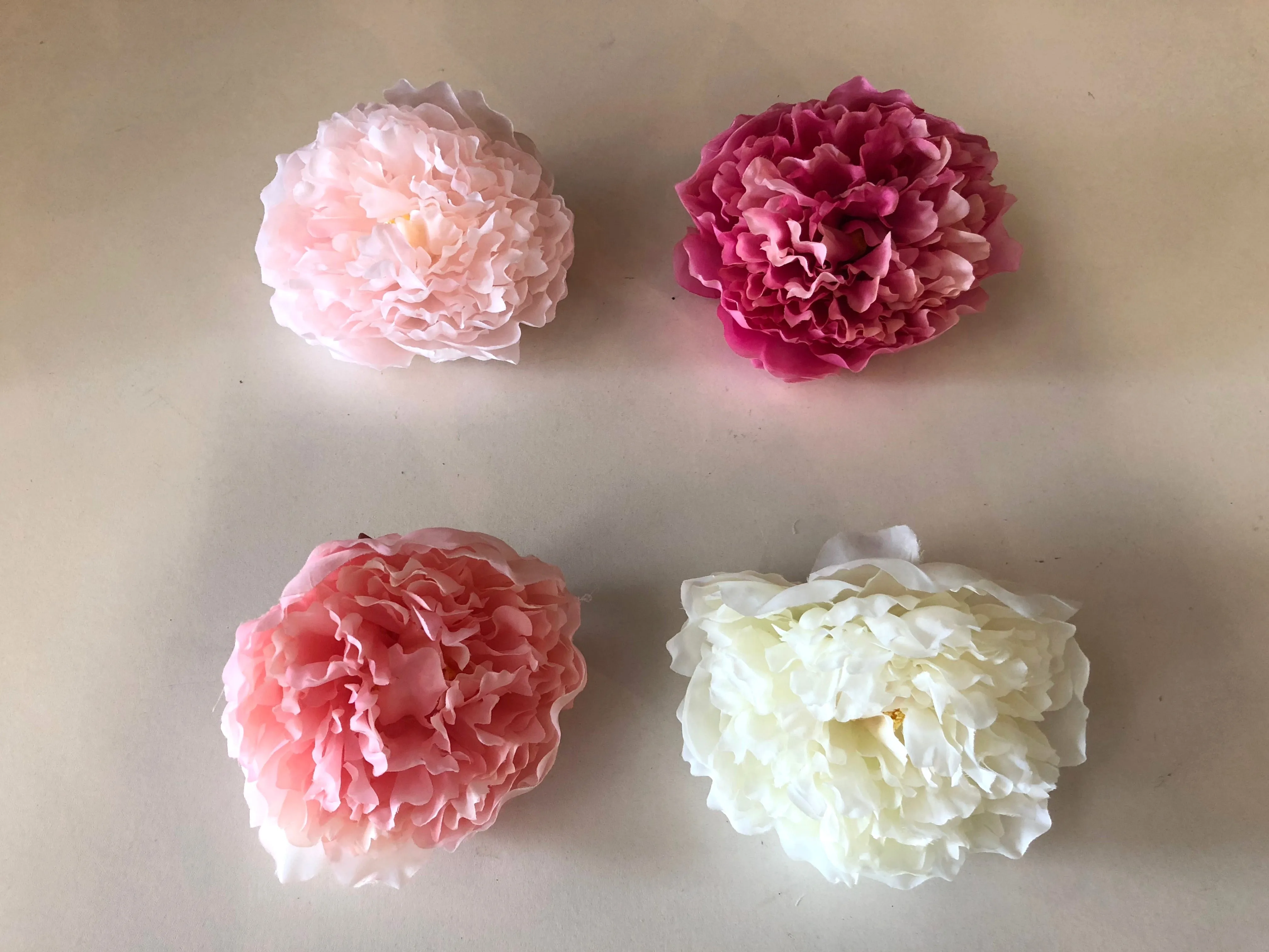 ACC0047 Single Peony Head 12cm (Availabe in 4 Colours)