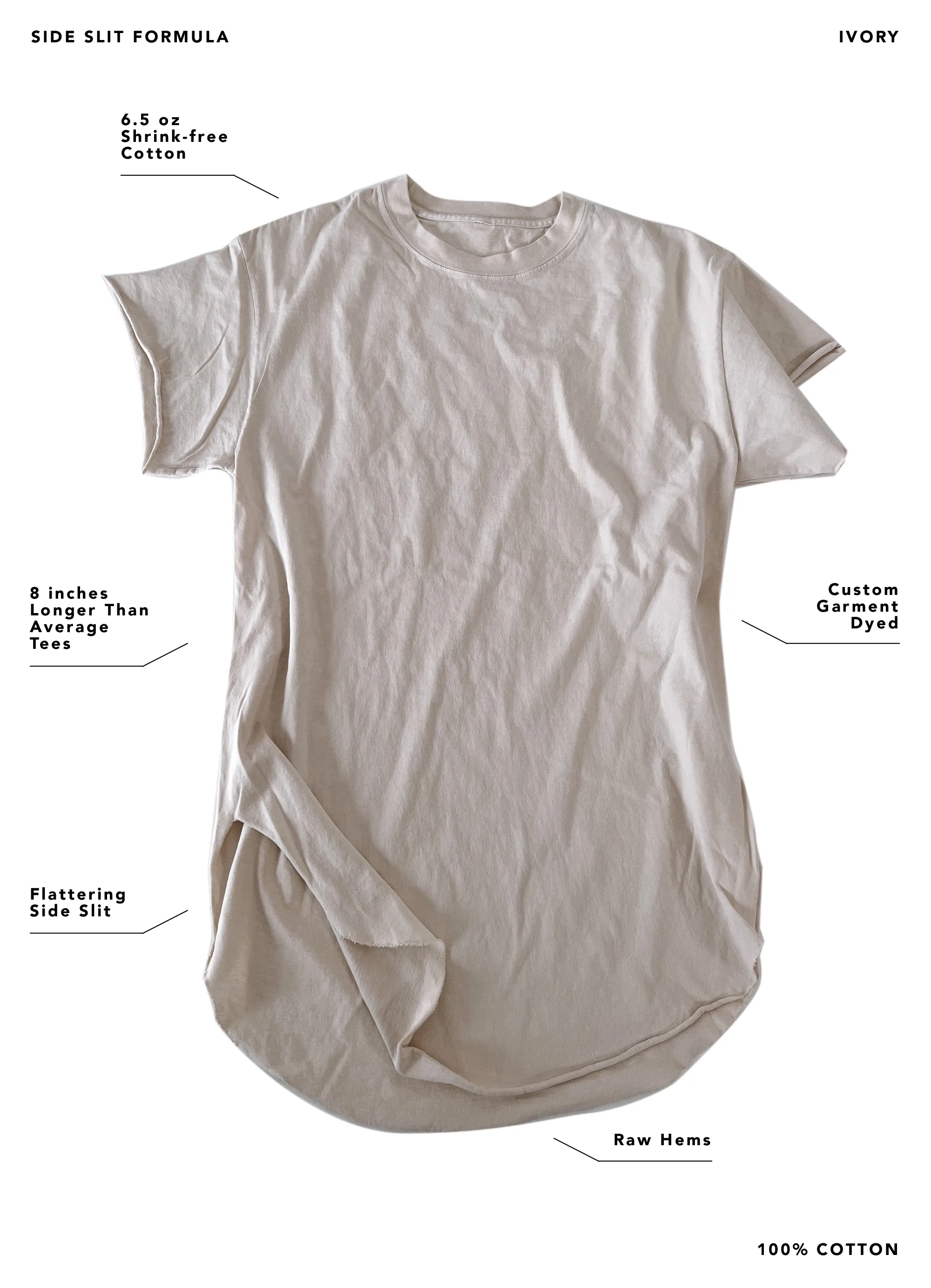 AMERICA AS WE KNOW IT SIDE SLIT TEE
