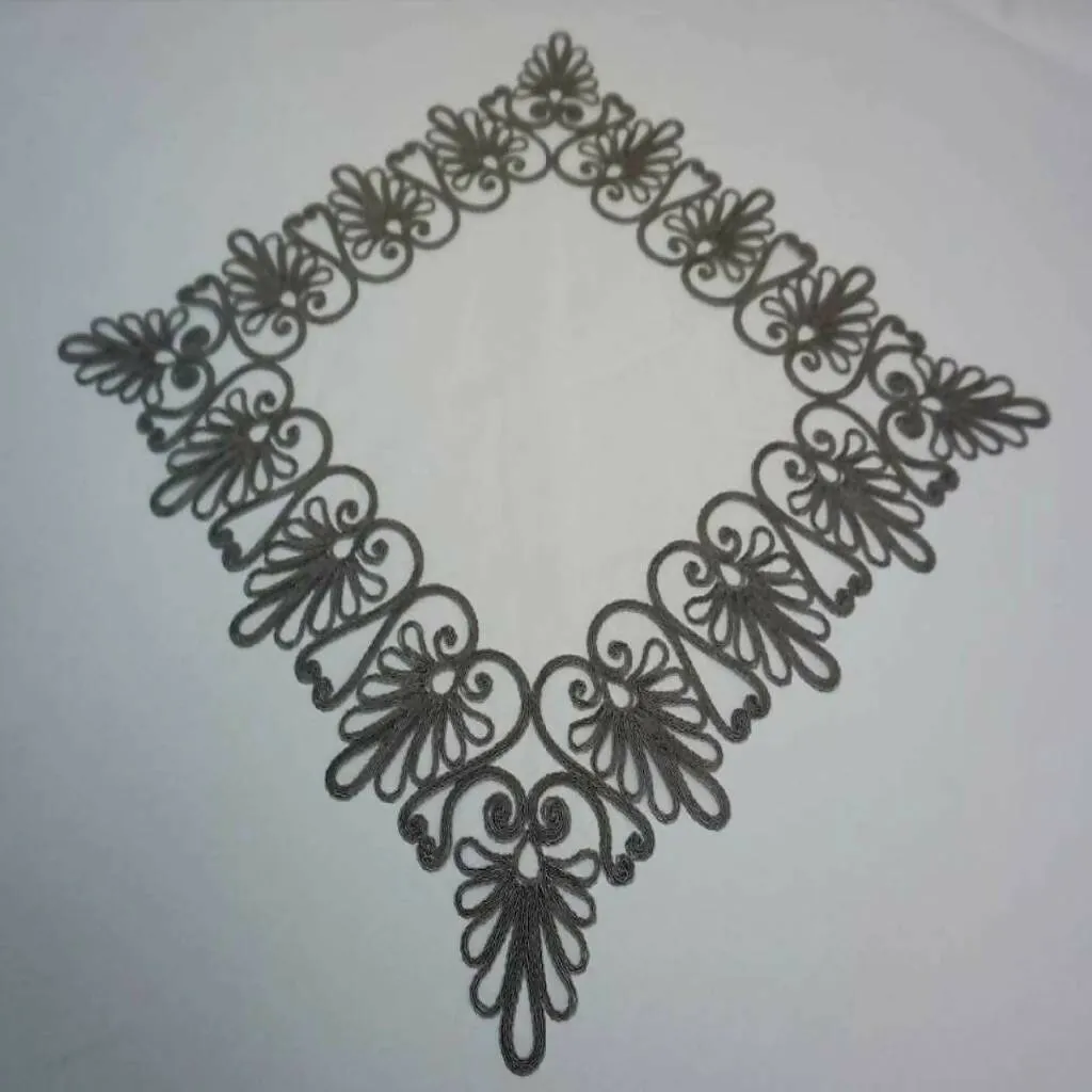 Angel Whisper Runner Set, Mantle Set, Dining Room and Home Decoration, Doilies - 5pc Set