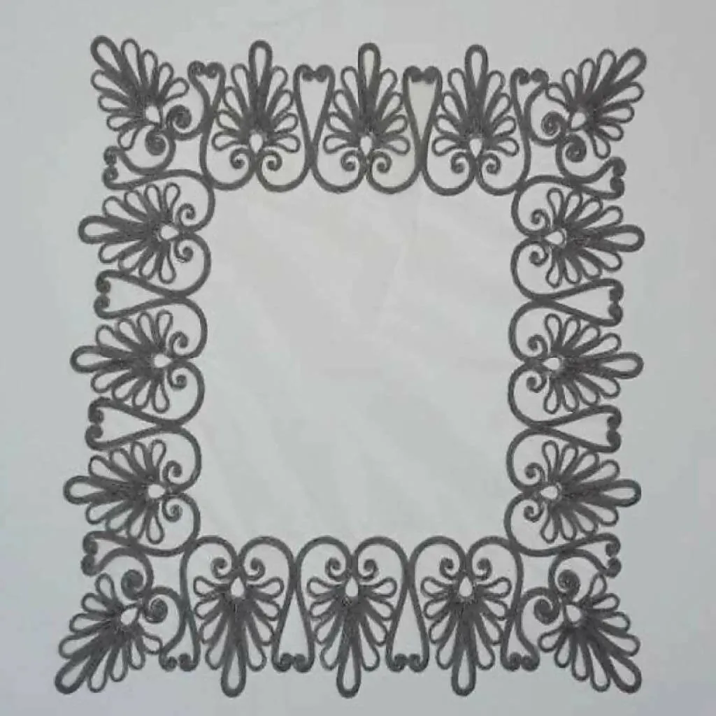 Angel Whisper Runner Set, Mantle Set, Dining Room and Home Decoration, Doilies - 5pc Set