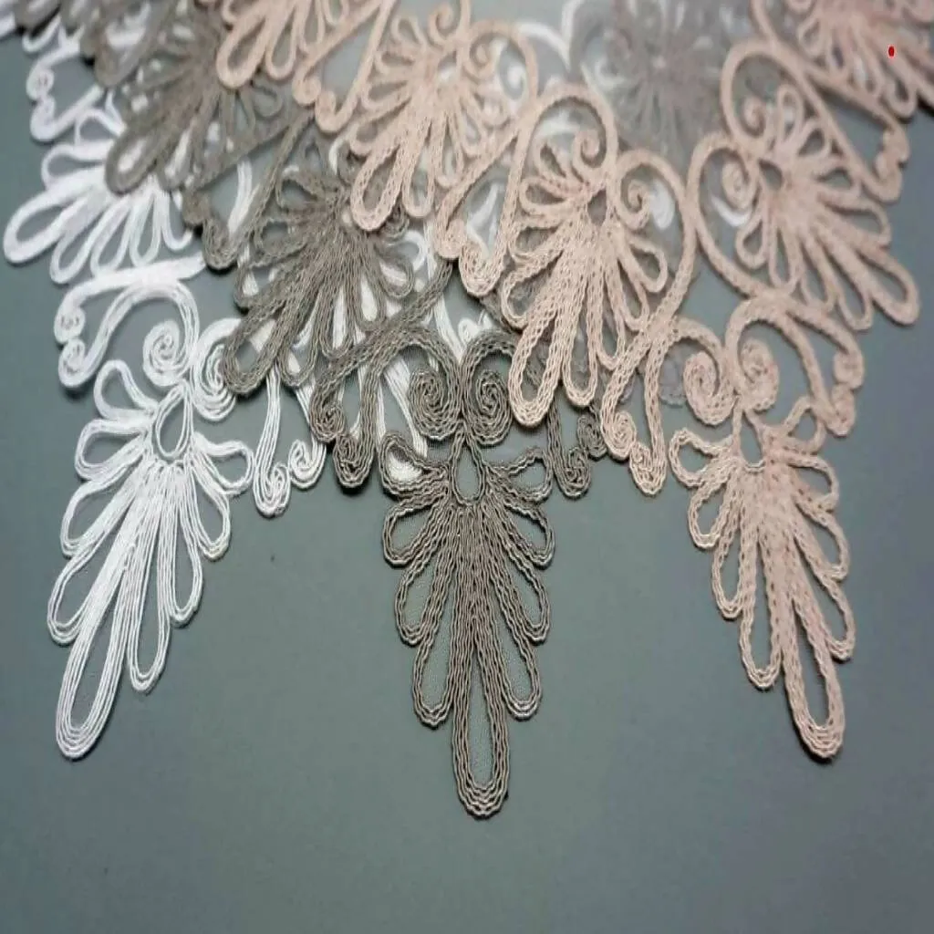 Angel Whisper Runner Set, Mantle Set, Dining Room and Home Decoration, Doilies - 5pc Set