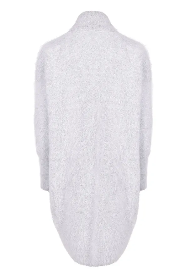 Antalya COCOON CARDI - Grey