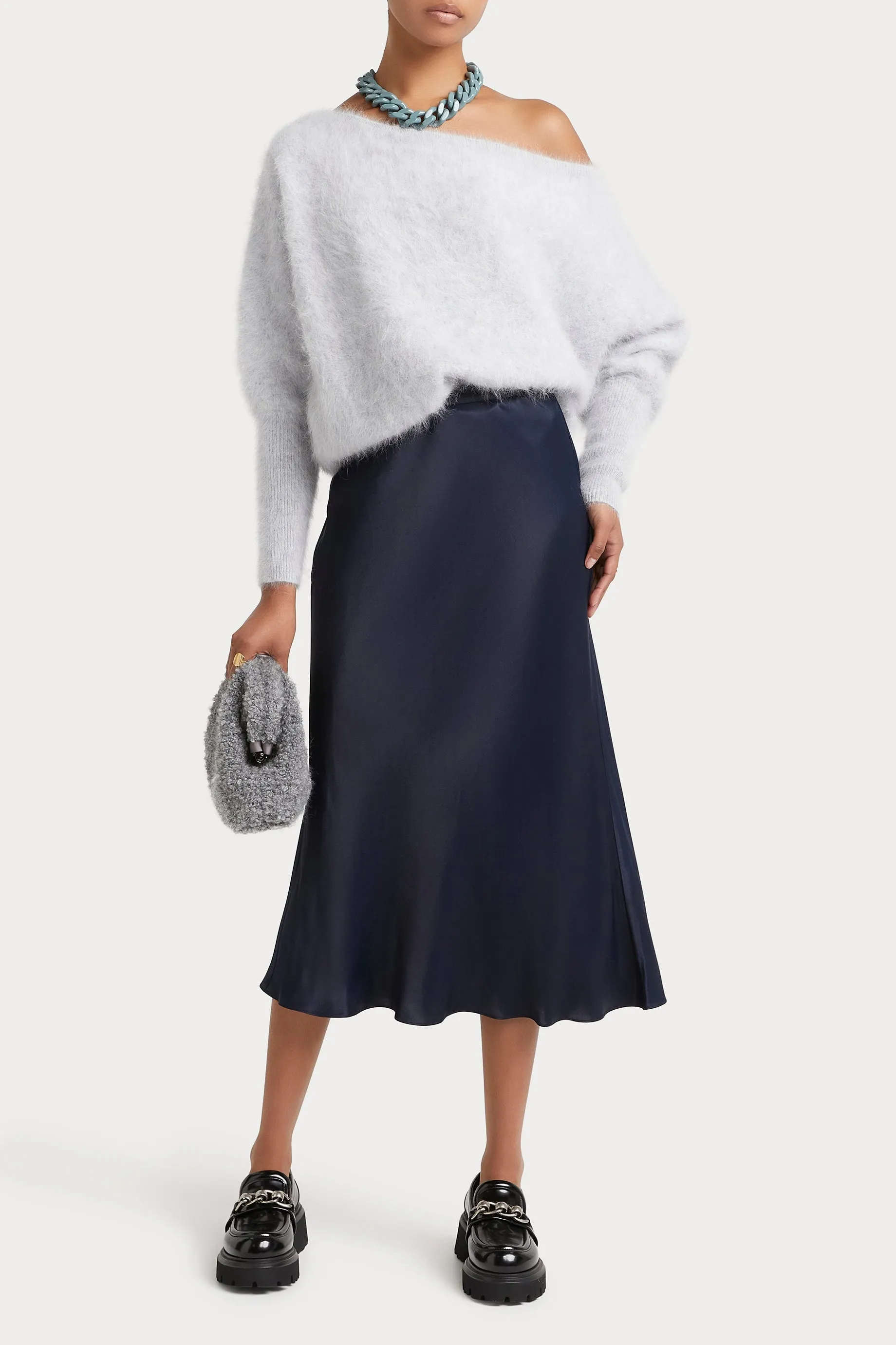 Antalya ONE SHOULDER - Grey Marle.