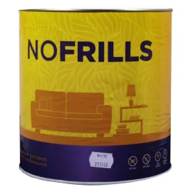 Apco No Frills Semi Gloss Acrylic White 4L