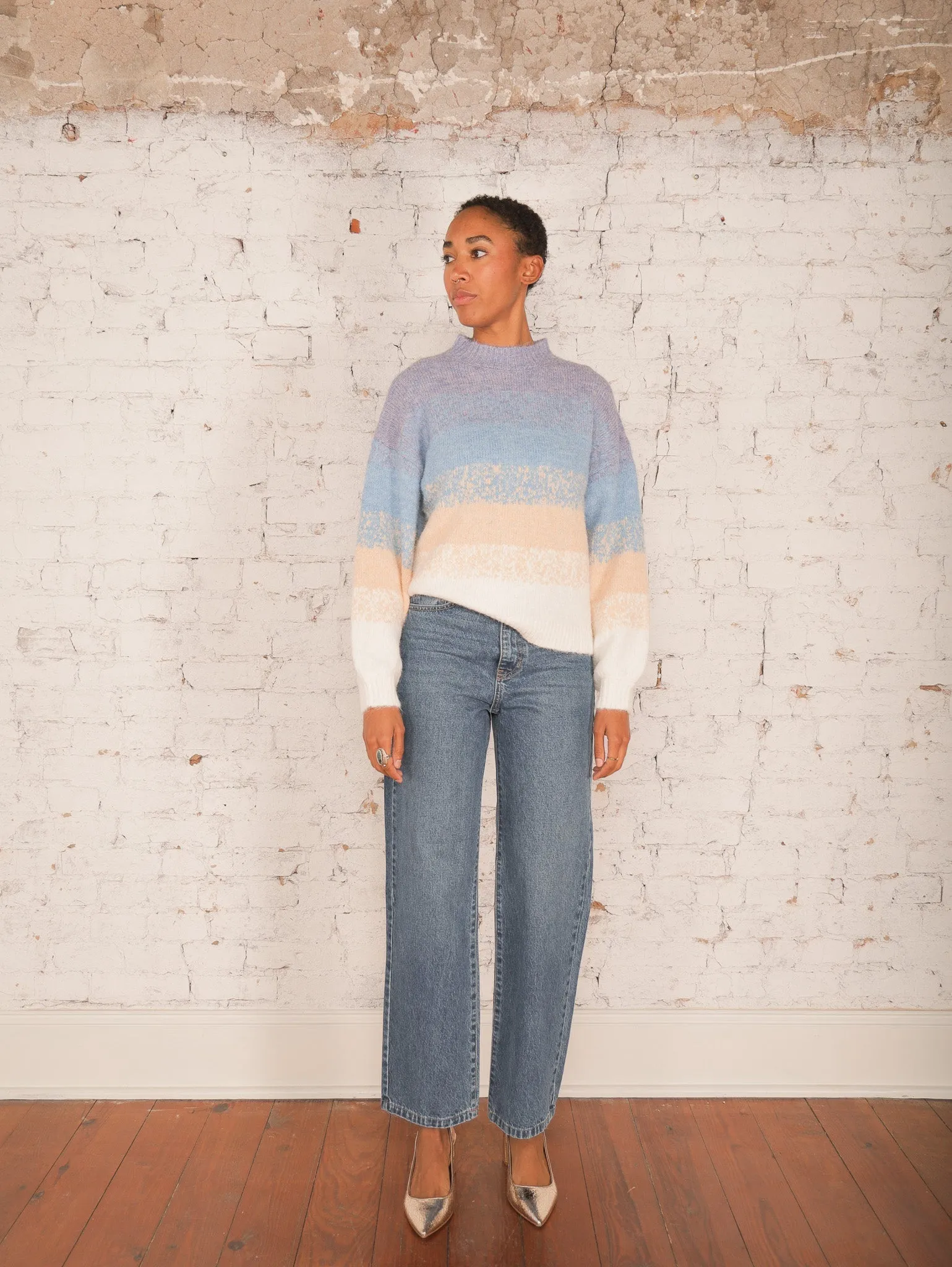 Ariana Ombre Stripe Sweater