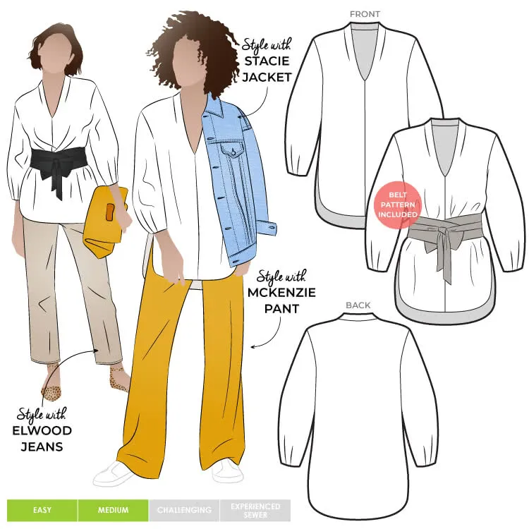Ascot Tunic   Belt