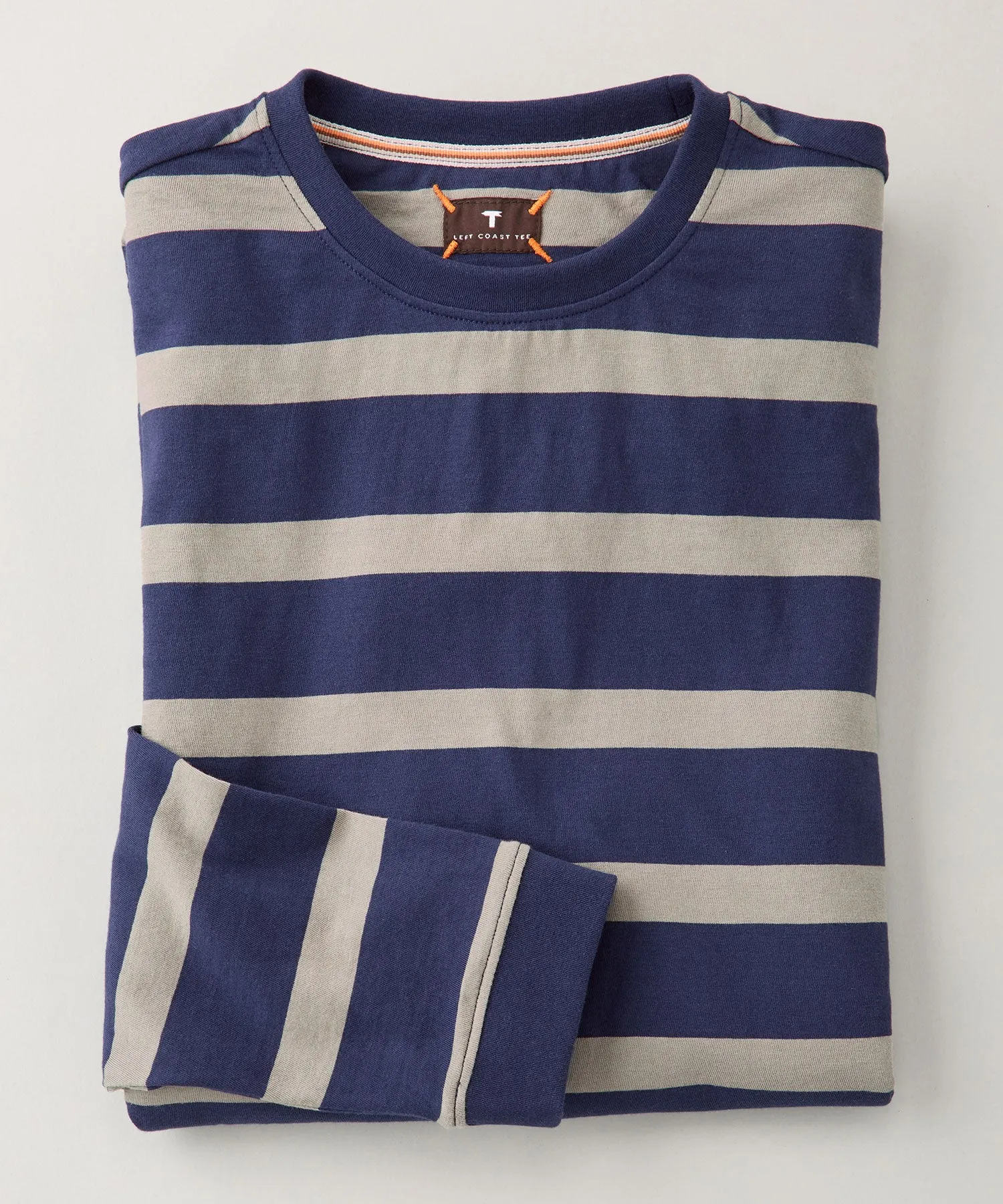 Awning Stripe Long Sleeve Crew Tee