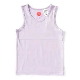 Bamboo/ Organic Cotton Singlet - Lilac Haze