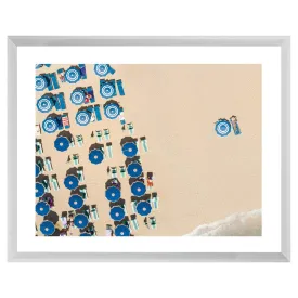 Beach Parasols Framed Wall Art