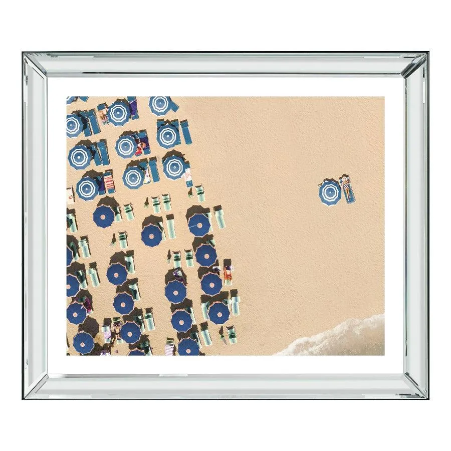 Beach Parasols Framed Wall Art