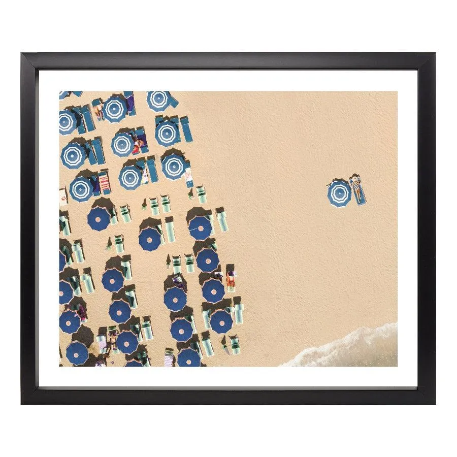 Beach Parasols Framed Wall Art