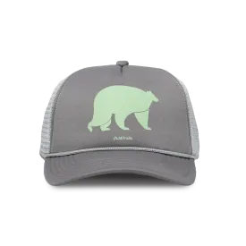 Bear Foam Trucker Hat - Gray/Light Gray