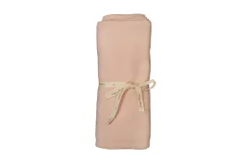 Bee & Dee Blush Pink Knit Embroidered Blanket