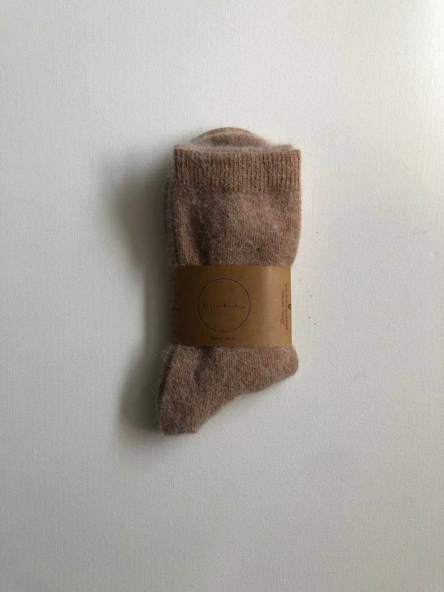 Billy Bamboo Fluffy Angora Socks (Many Colours)