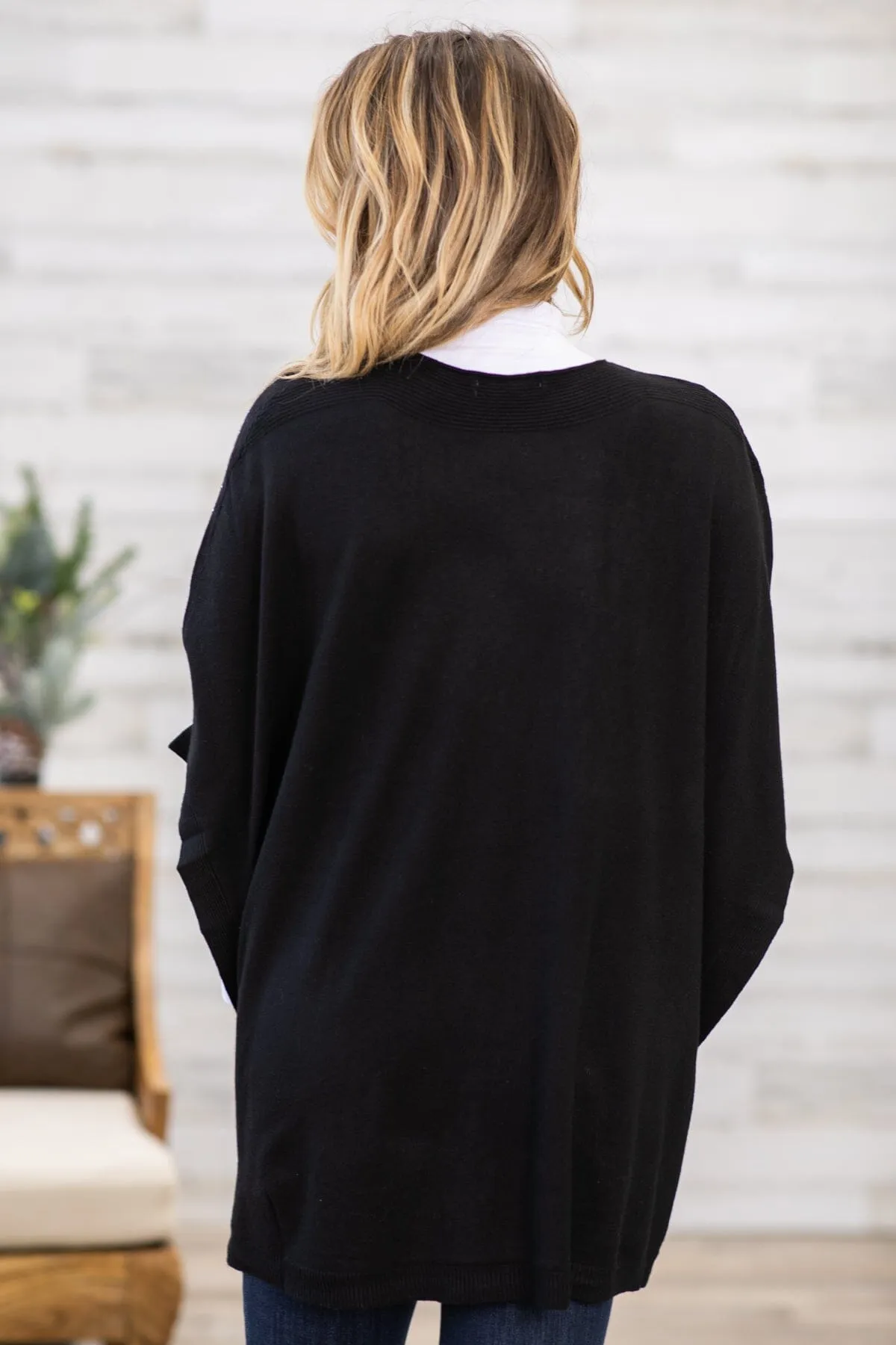 Black and Gold Scattered Studs Sweater