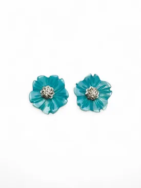 BLUE STUD EARRINGS