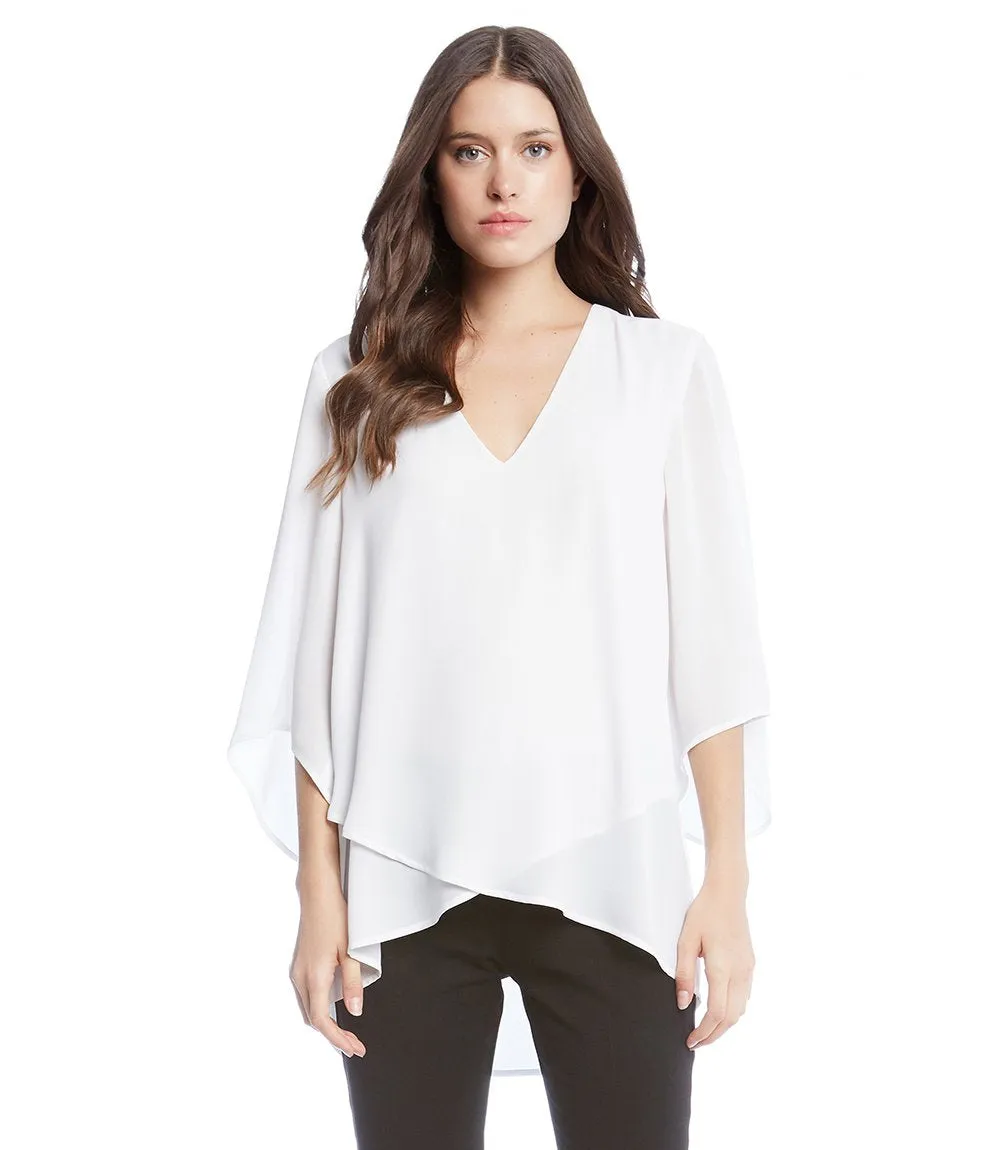 Bracelet Sleeve Asymmetric Top