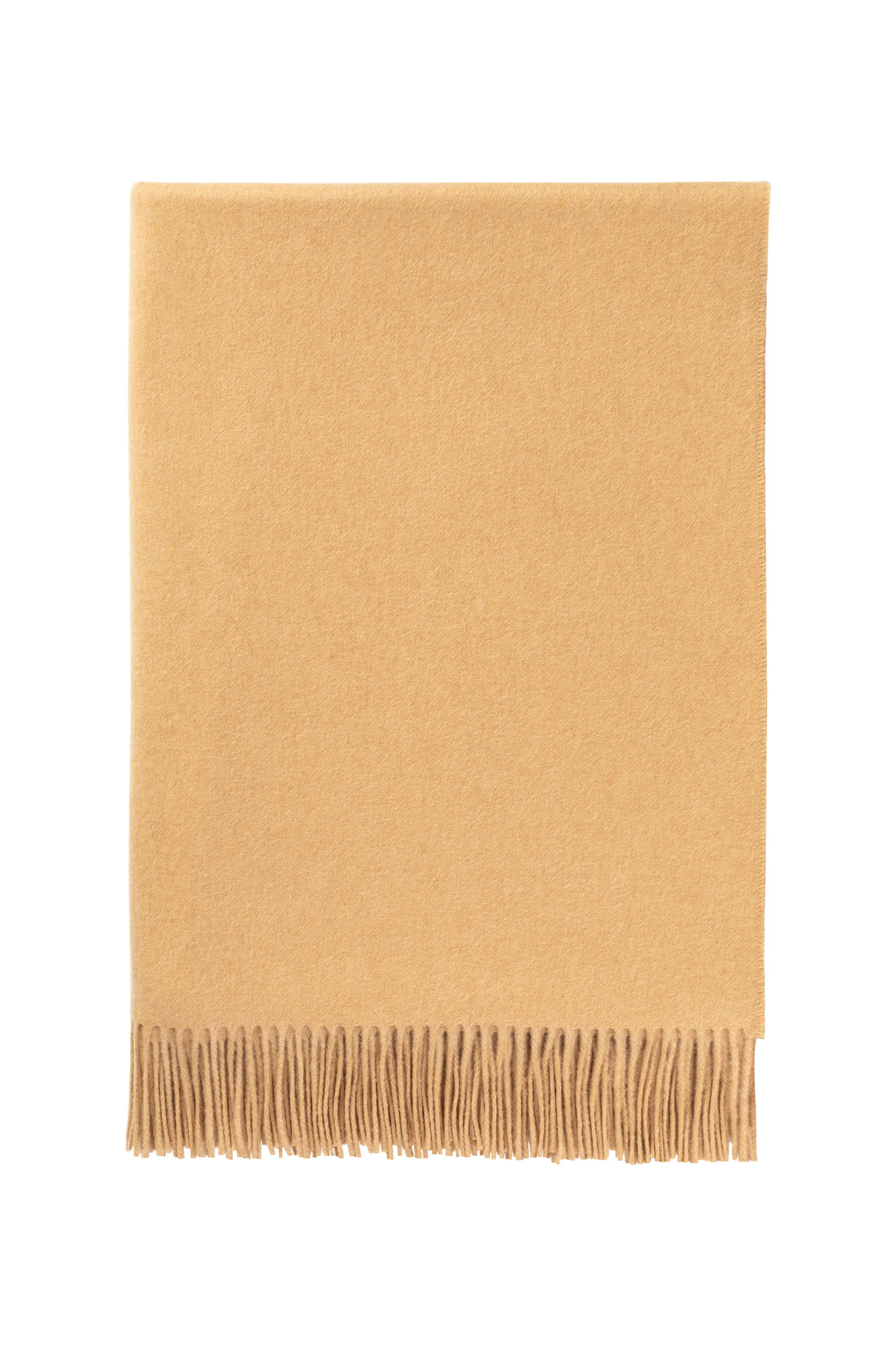 Camel Cashmere Throw
