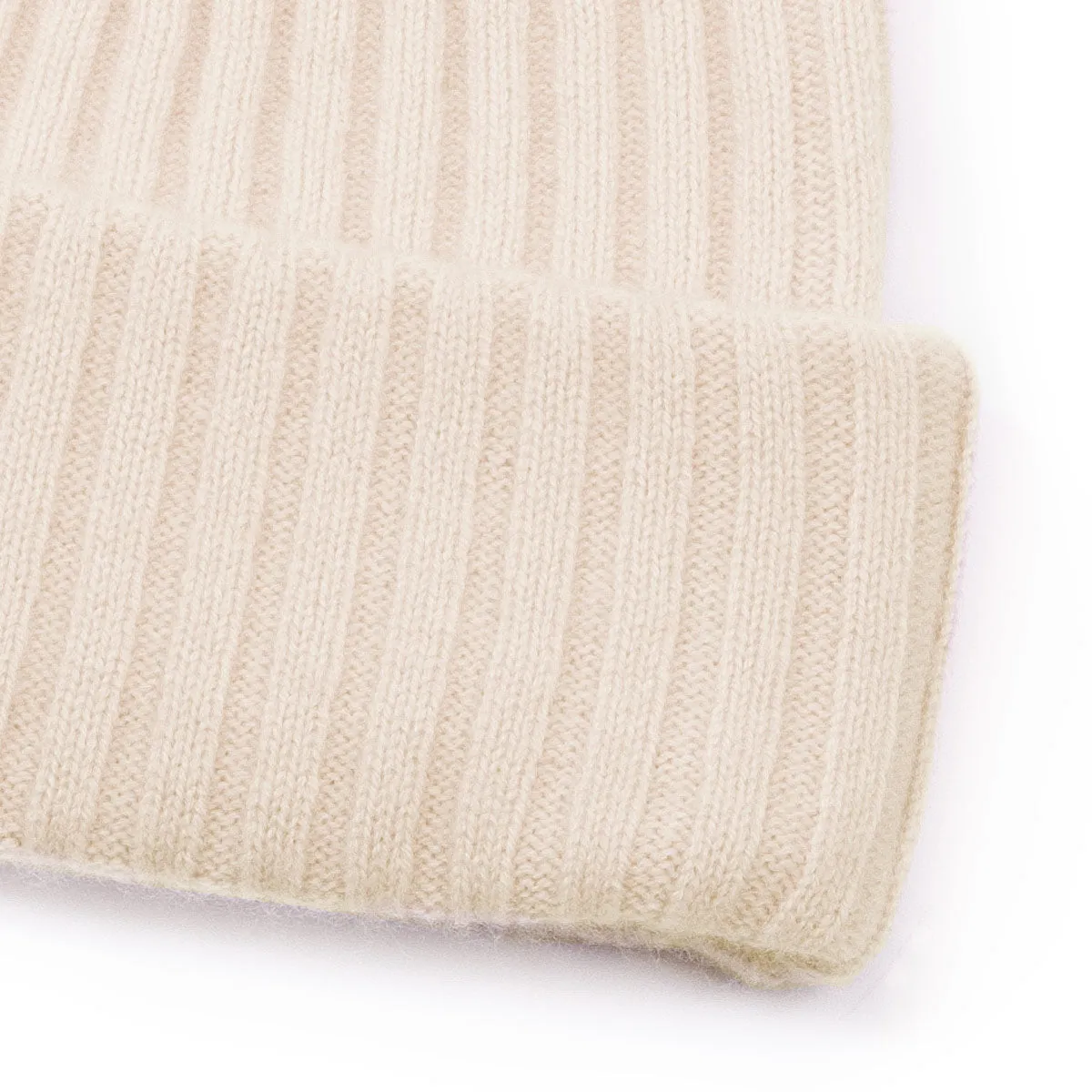 Cashmere beanie "Oda" - pearl