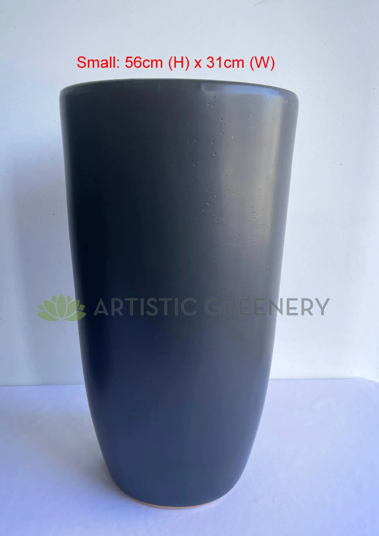 Ceramic Bullet Planter - Matte Black (Code: CER0018)