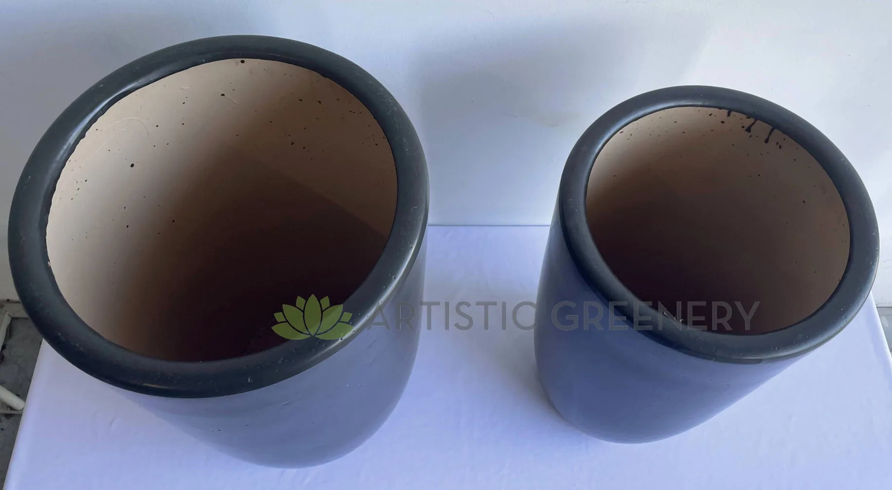Ceramic Bullet Planter - Matte Black (Code: CER0018)