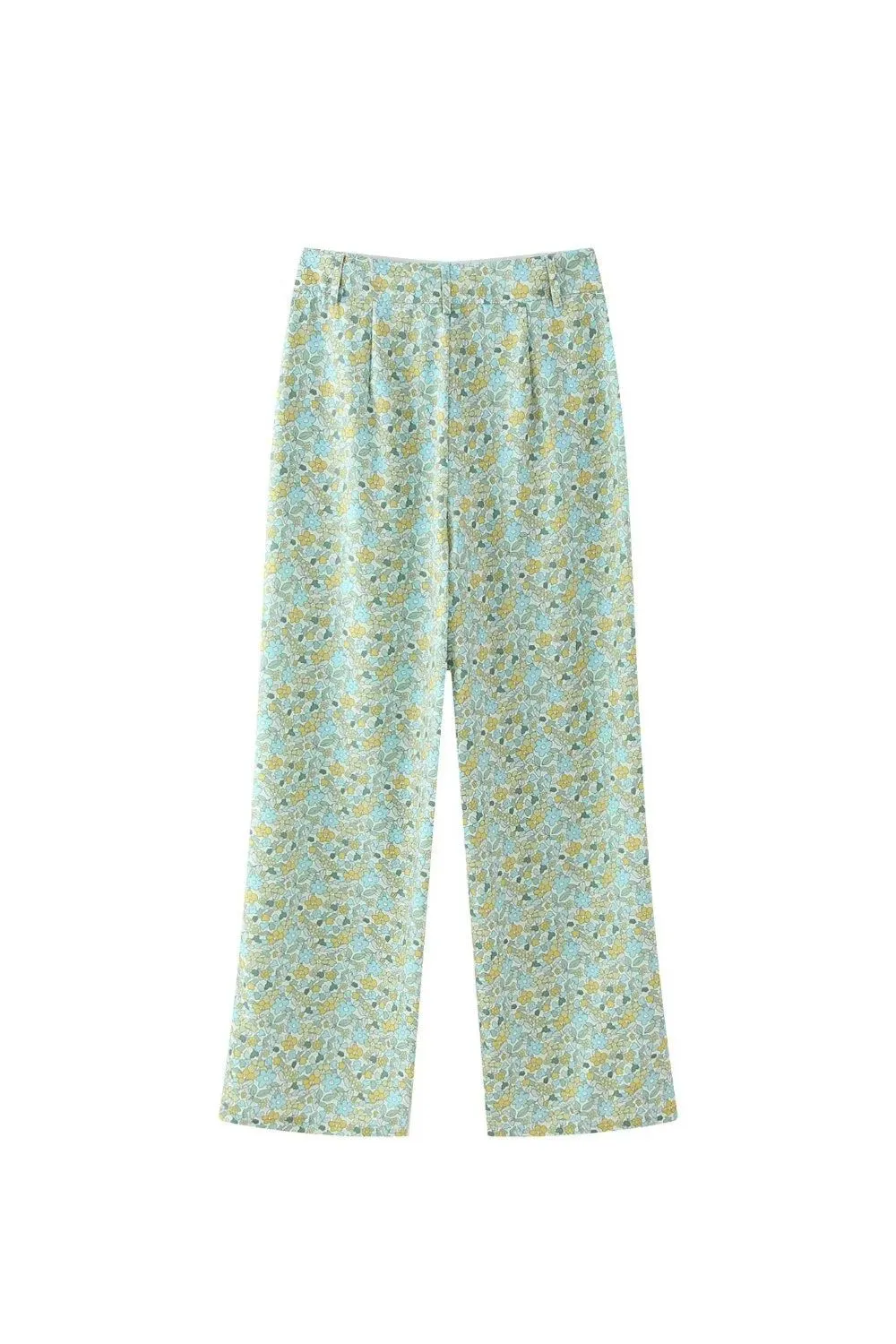 'Charlotte' Bow Tie Print Crop Top & Casual Long Pants (Sold Separately)