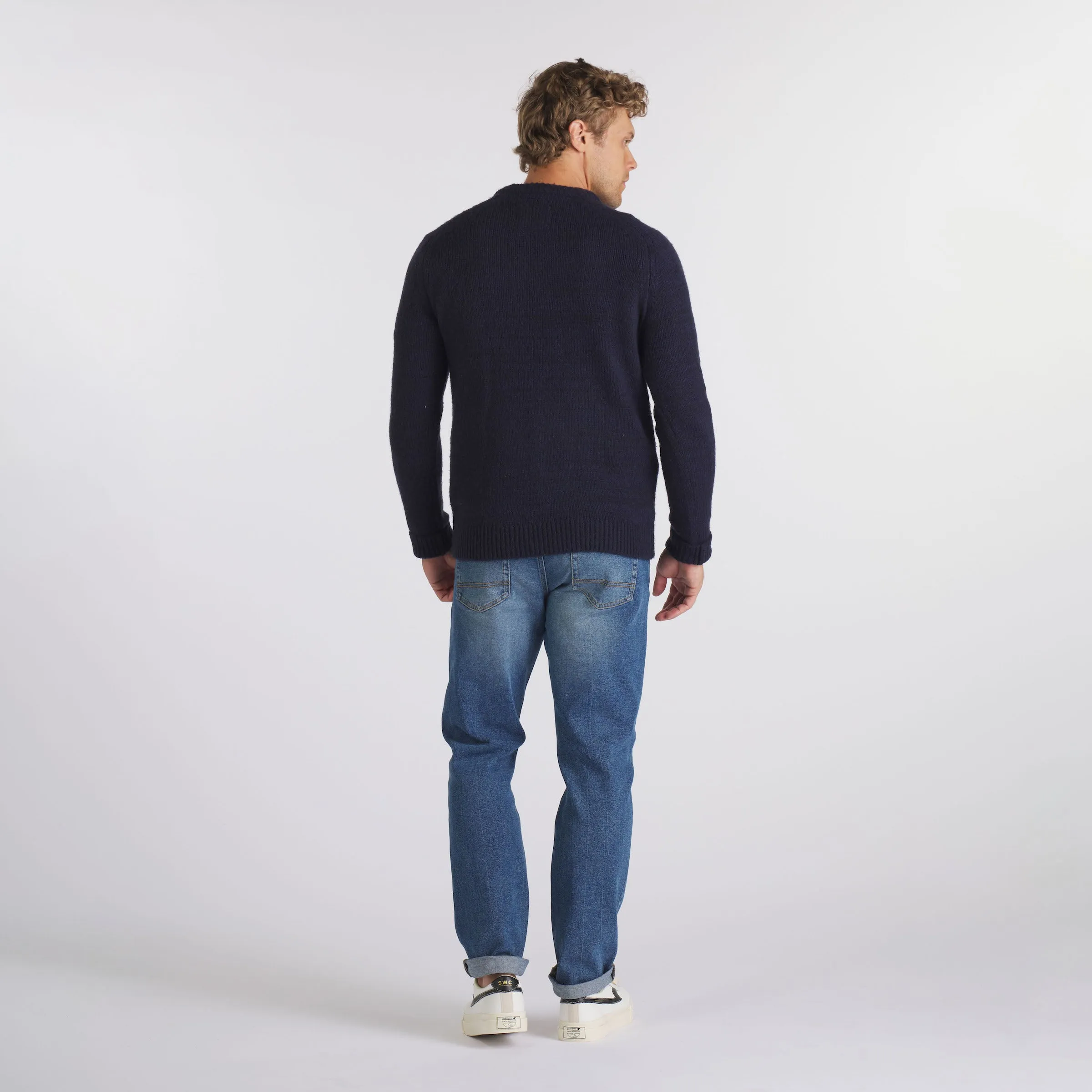 Collegiate Sweater Crew - Midnight Navy