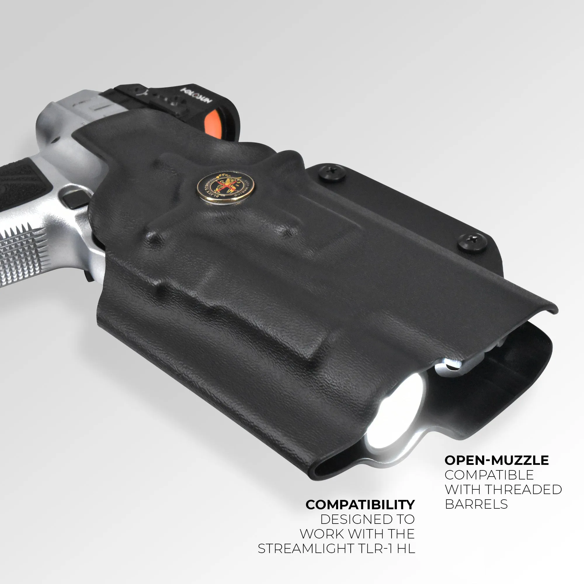 CZ Shadow 2 w/ Streamlight TLR-1 HL Pro Ball Joint Competition Holster