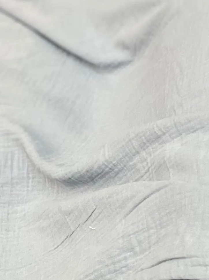 Double Gauze - 100% Cotton - Light Blue Grey
