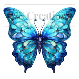 DTF Transfer - Blue Butterfly
