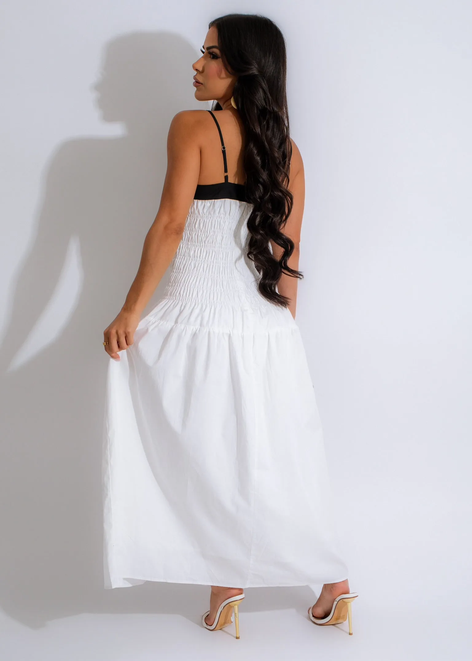 Everything's Midi Dress White
