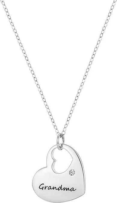 Family Love Heart Adjustable Size Necklace