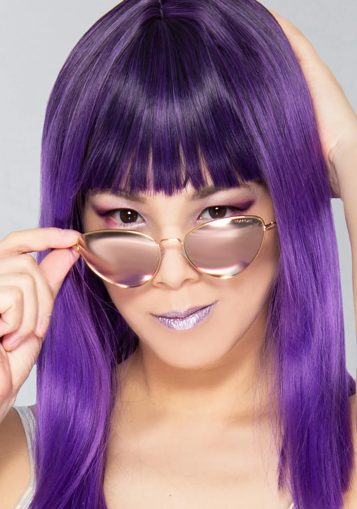 Felina Sunglasses in Rose Gold