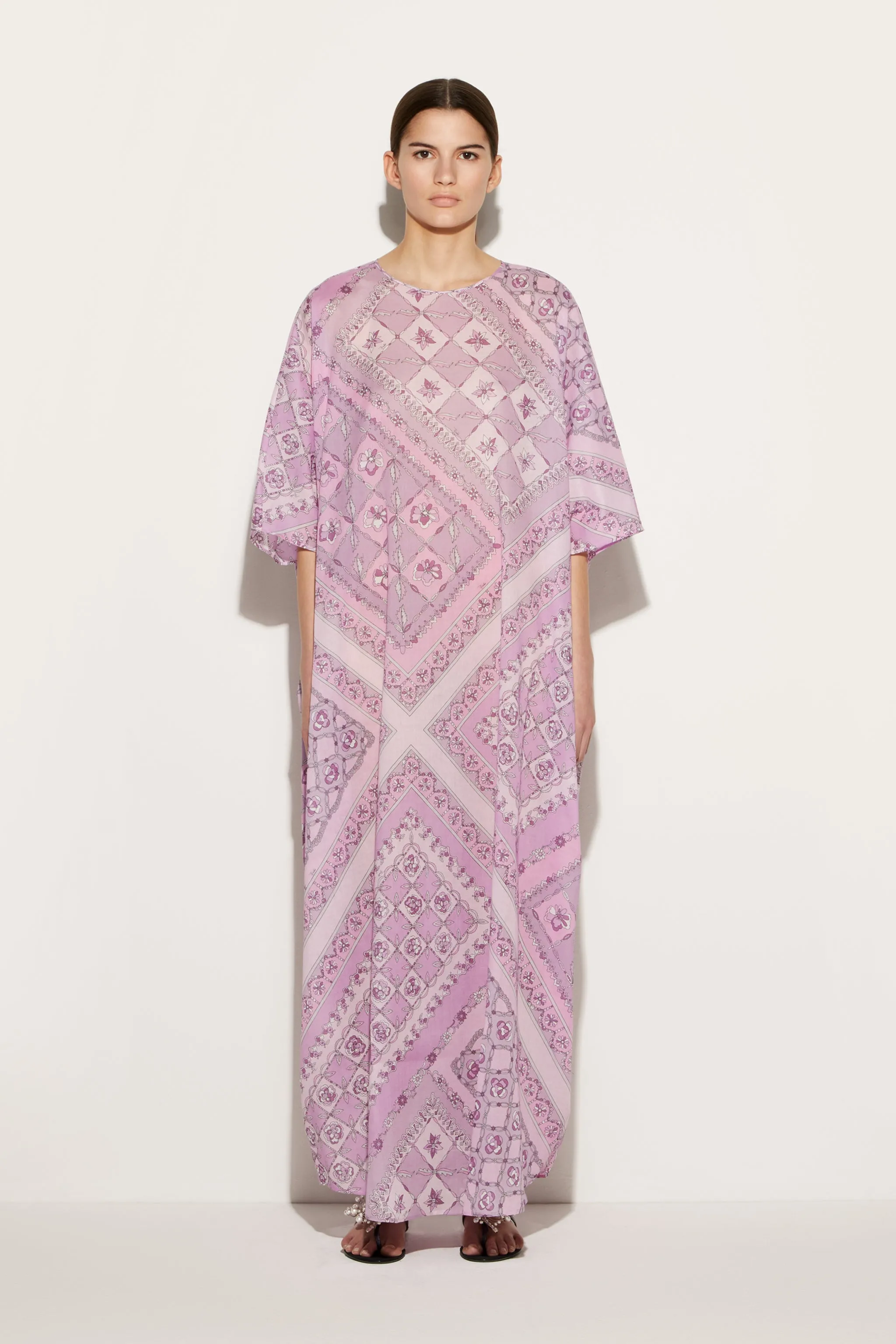 Festa-Print Cotton Kaftan