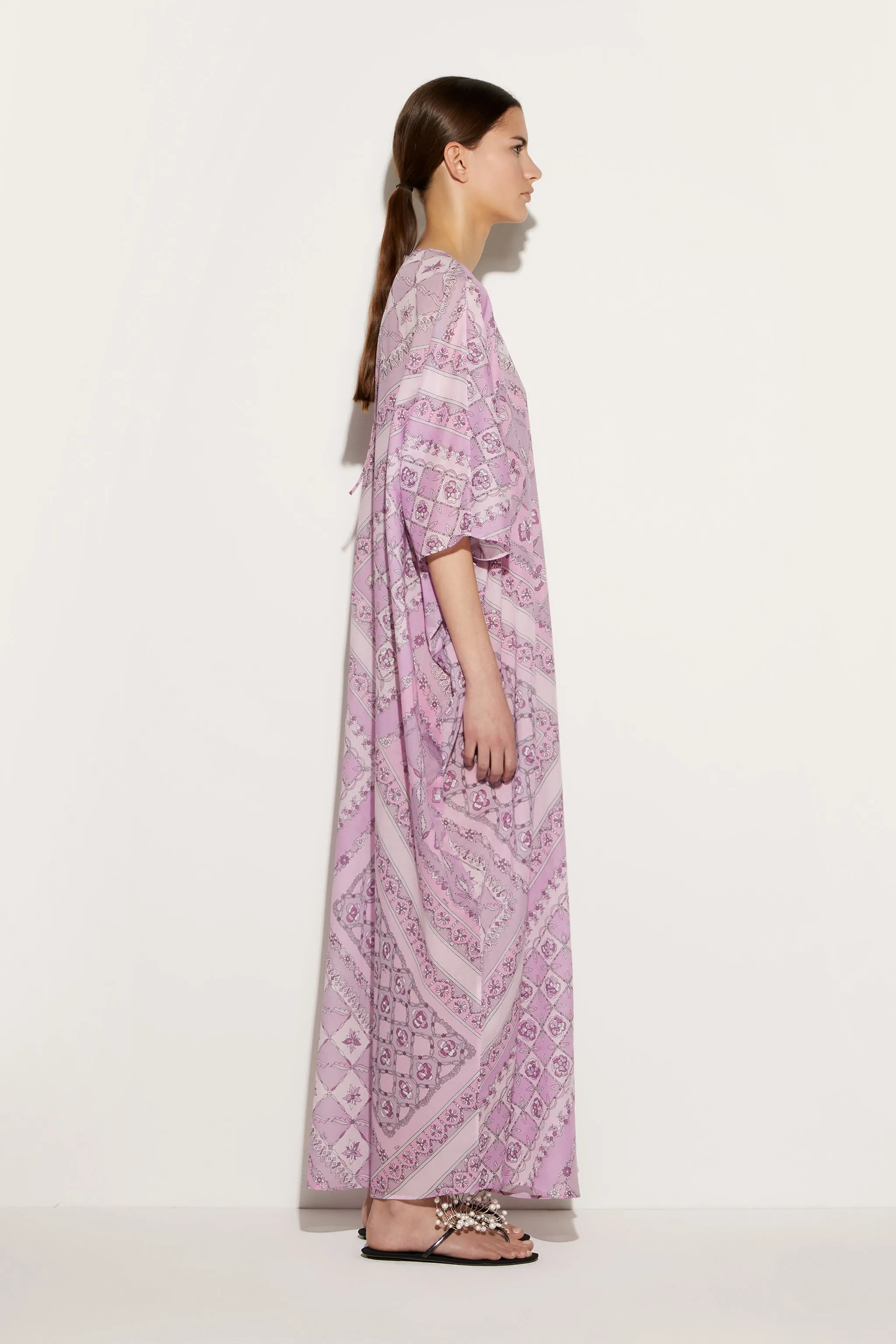 Festa-Print Cotton Kaftan