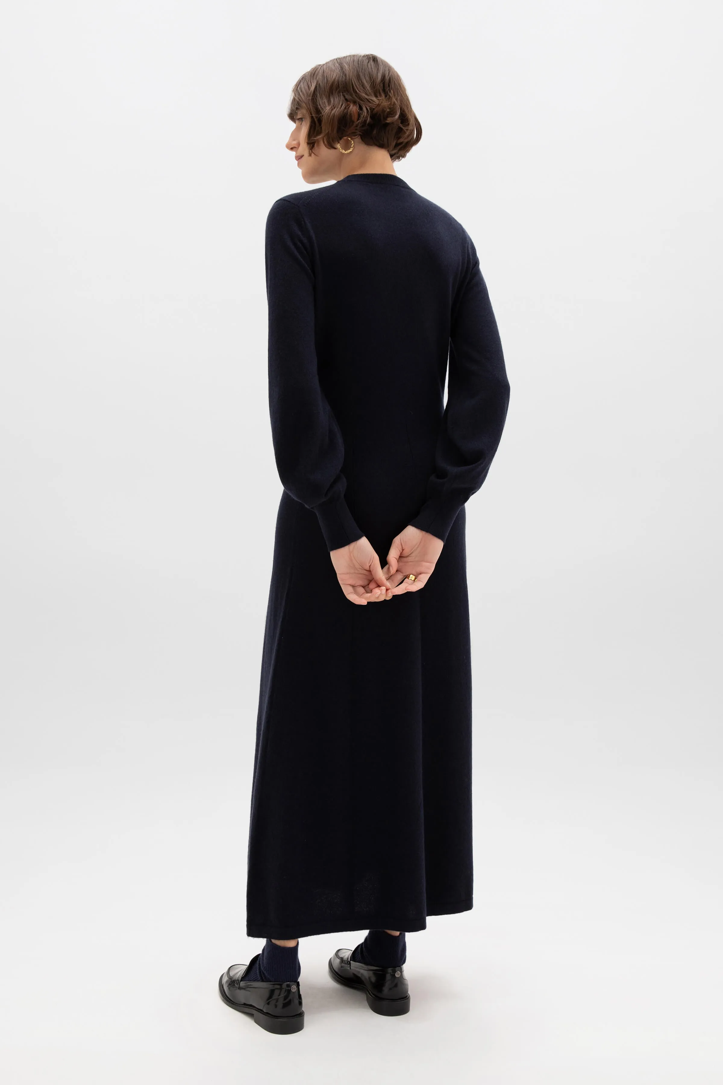 Fit & Flare Cashmere Dress