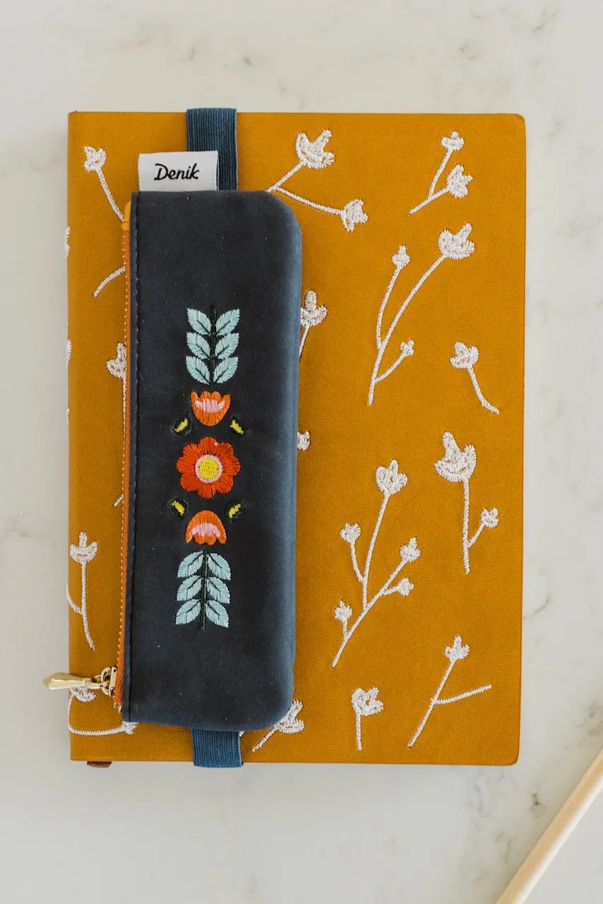 Floral Journal & Notebook Pouch Gift Set