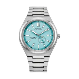 Superior Durable Forza Mechanical Titanium Watch in Light Blue