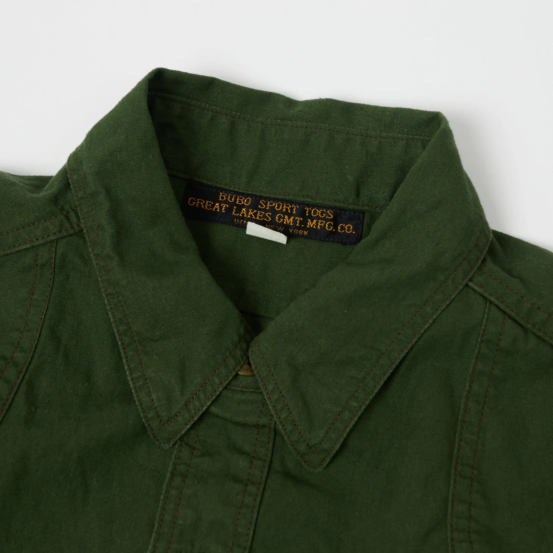 Freewheelers 2123014 'Montauk' Shirt - Leaf Green