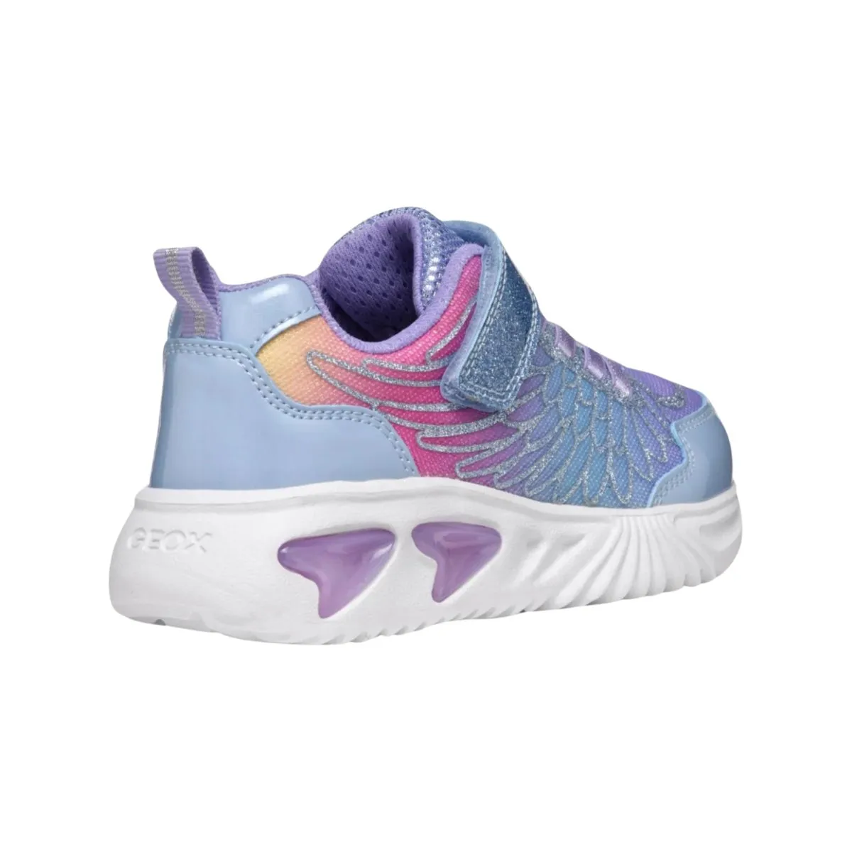 Geox Girl's (Sizes 28-34) Assister Sky/Multicolor