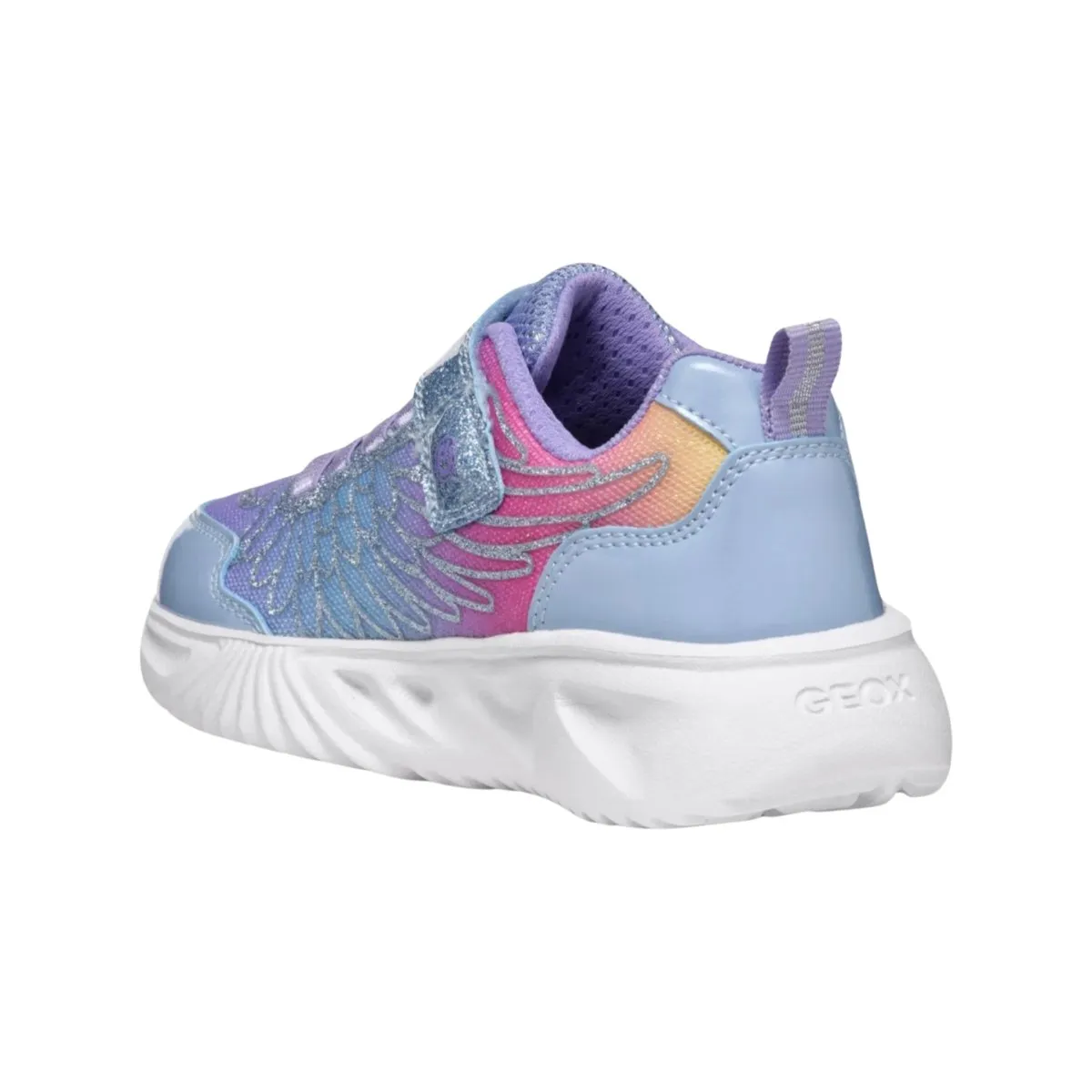 Geox Girl's (Sizes 28-34) Assister Sky/Multicolor