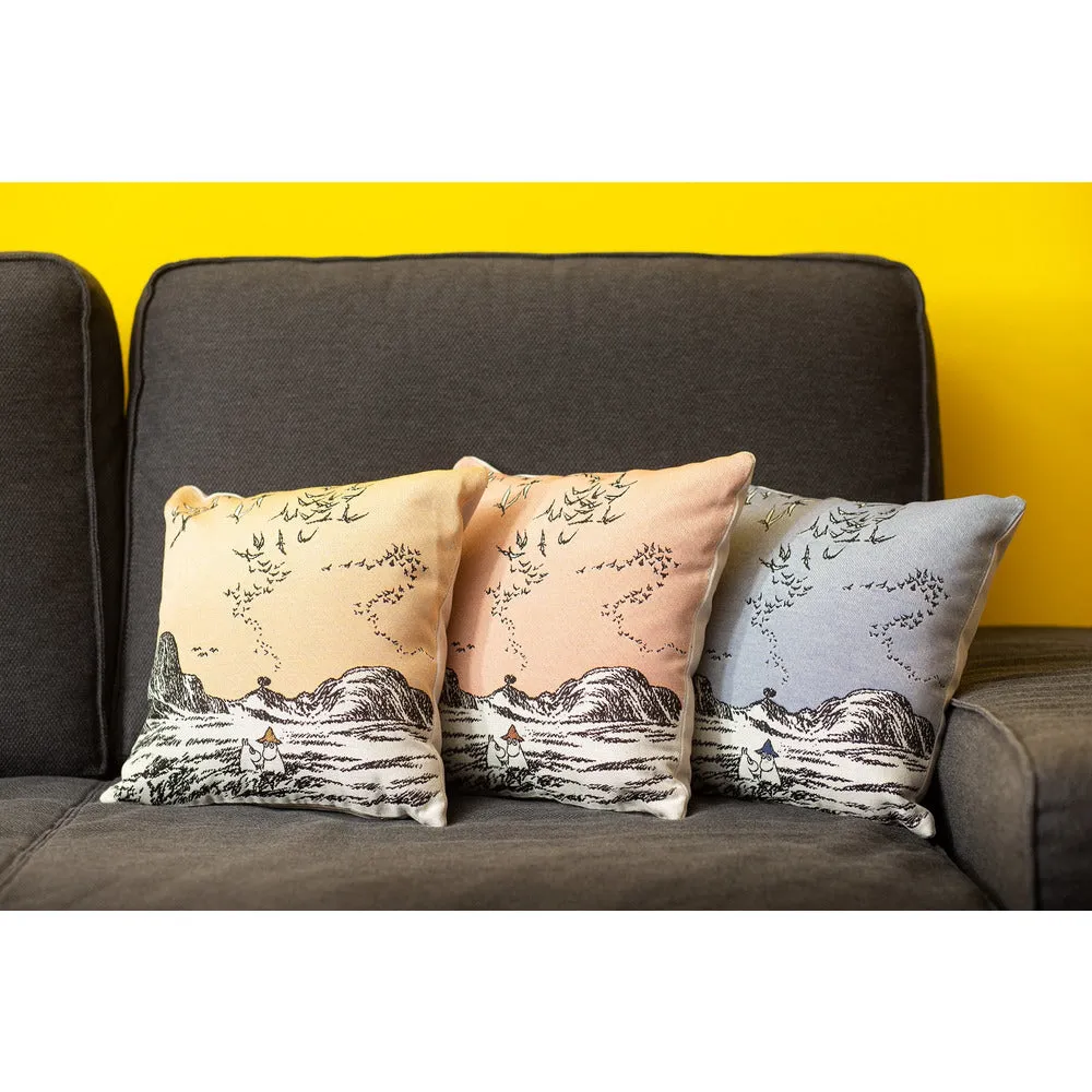 Gobelin Cushion Cover Moomins In Sea Pink