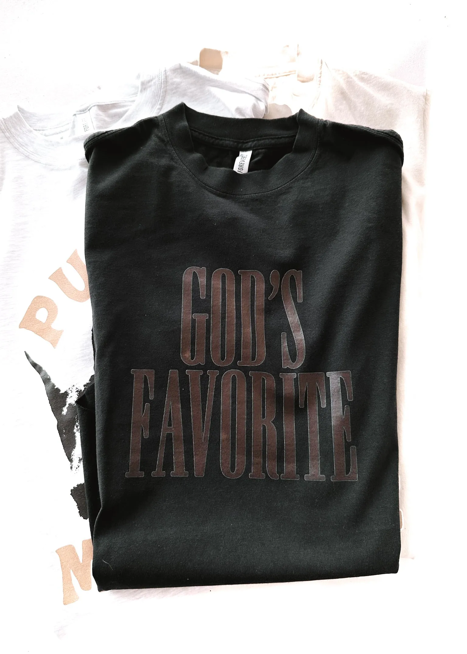 GOD'S FAVORITE SIDE SLIT TEE
