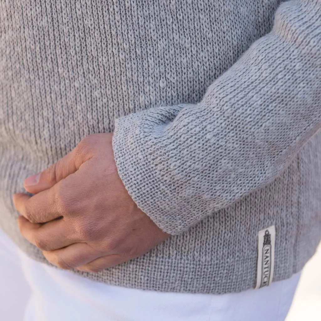 Gray Boatneck Sweater