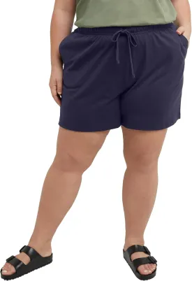 Hanes Originals, Cotton Jersey, Gym Shorts for Women, 2.5", Plus