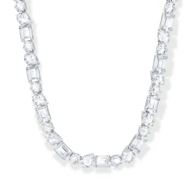 Heritage Glam Choker with white zirconia stones