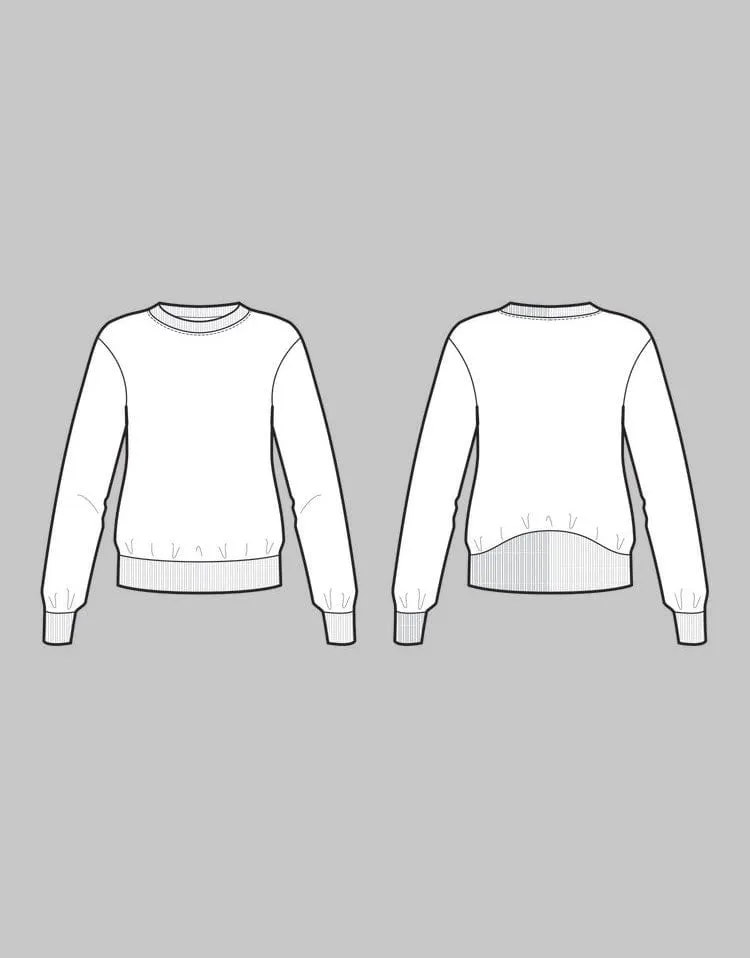 High Cuff Viscose Sweater Dressmaking Kit, The Assembly Line